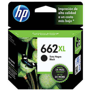 HP Cartucho de tinta 662XL Negro